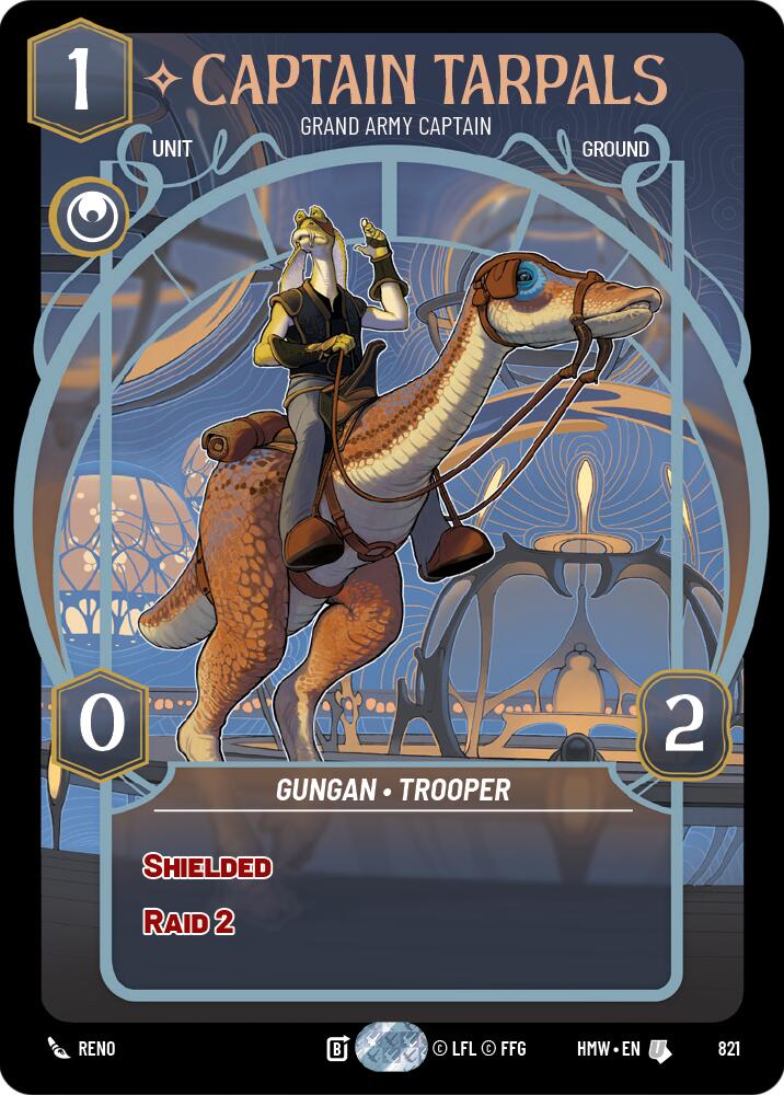 Captain Tarpals Grand Army Captain Prestige 821 (Homeworlds) 