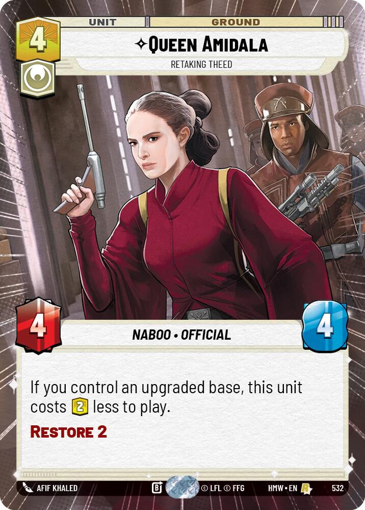 Queen Amidala Retaking Theed Hyperspace 532 (Homeworlds) 