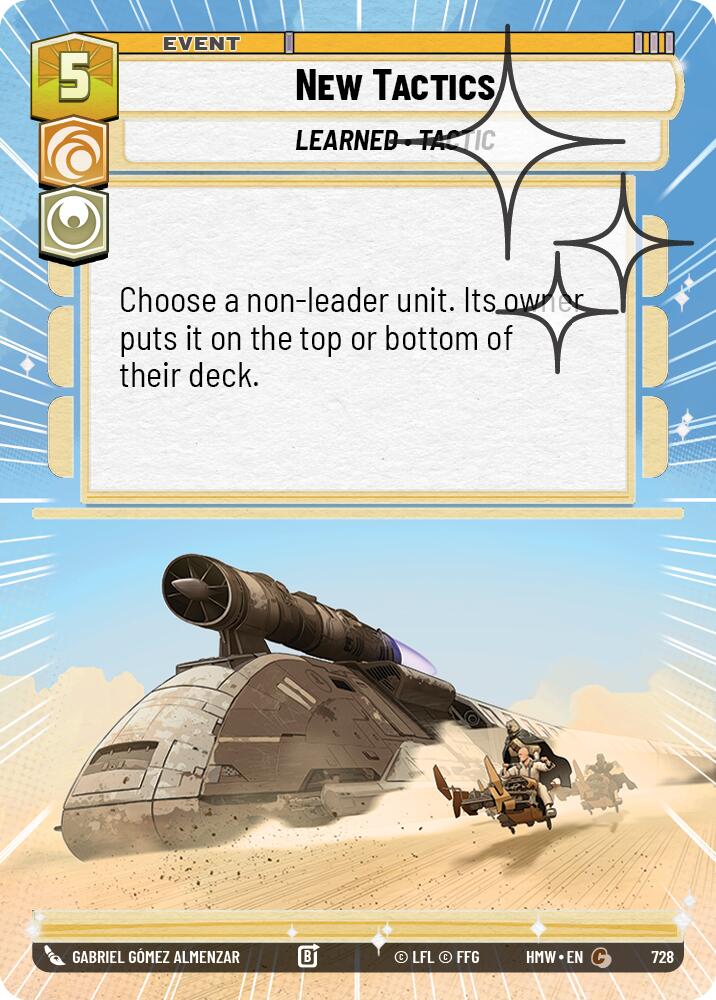 New Tactics Hyperspace Foil 728 (Homeworlds)  - Foil