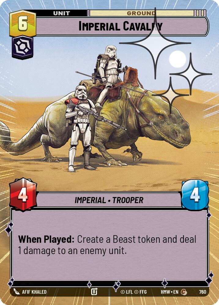 Imperial Cavalry Hyperspace Foil 760 (Homeworlds)  - Foil