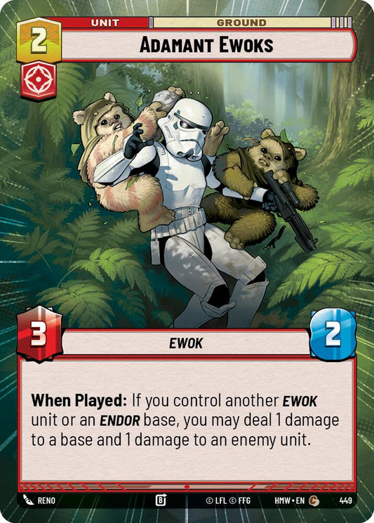 Adamant Ewoks Hyperspace 449 (Homeworlds) 