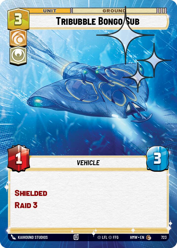 Tribubble Bongo Sub Hyperspace Foil 723 (Homeworlds)  - Foil