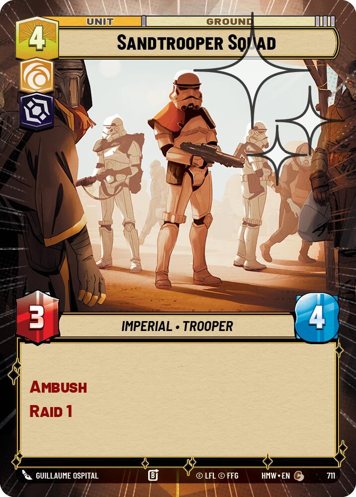 Sandtrooper Squad Hyperspace Foil 711 (Homeworlds)  - Foil