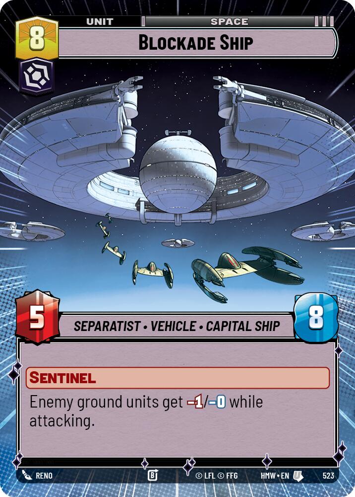 Blockade Ship Hyperspace 523 (Homeworlds) 