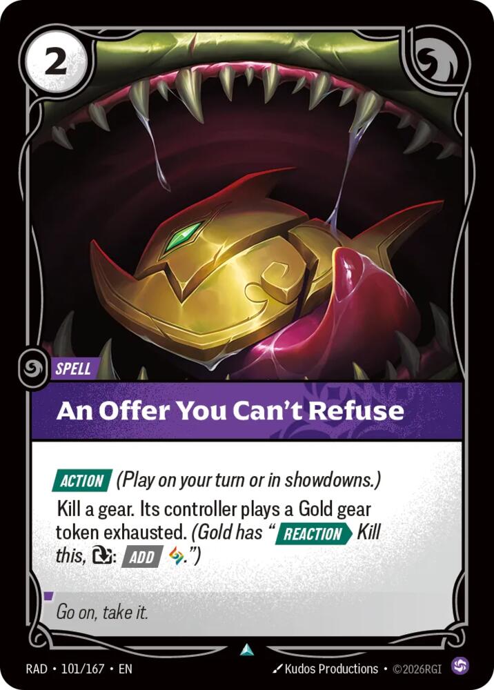 An Offer You Can't Refuse 101/167 (Radiance) 
