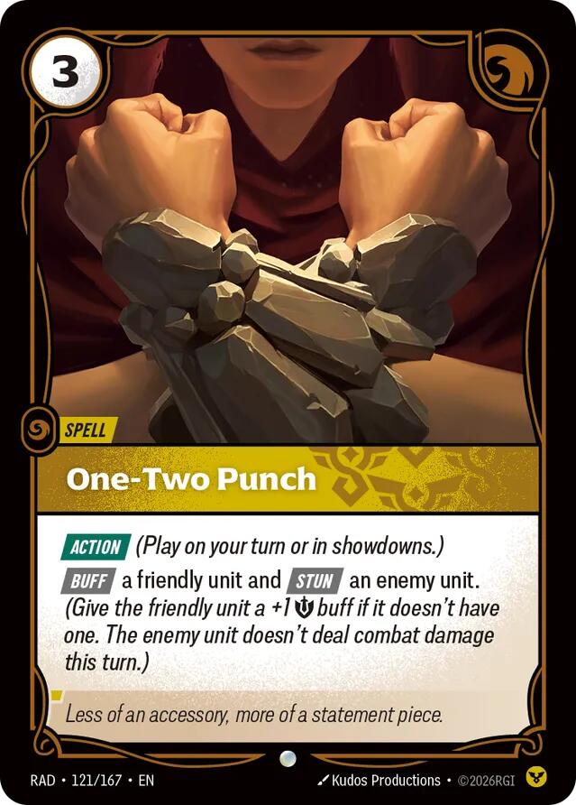 One-Two Punch 121/167 (Radiance)  - Foil