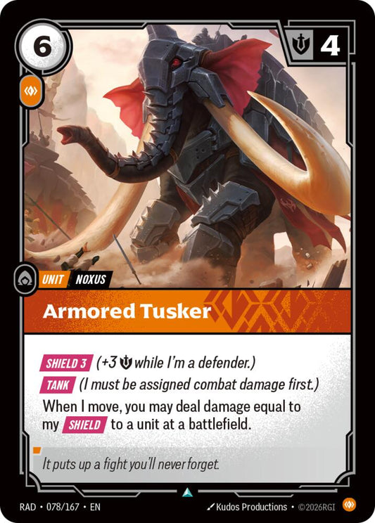 Armored Tusker 078/167 (Radiance) 