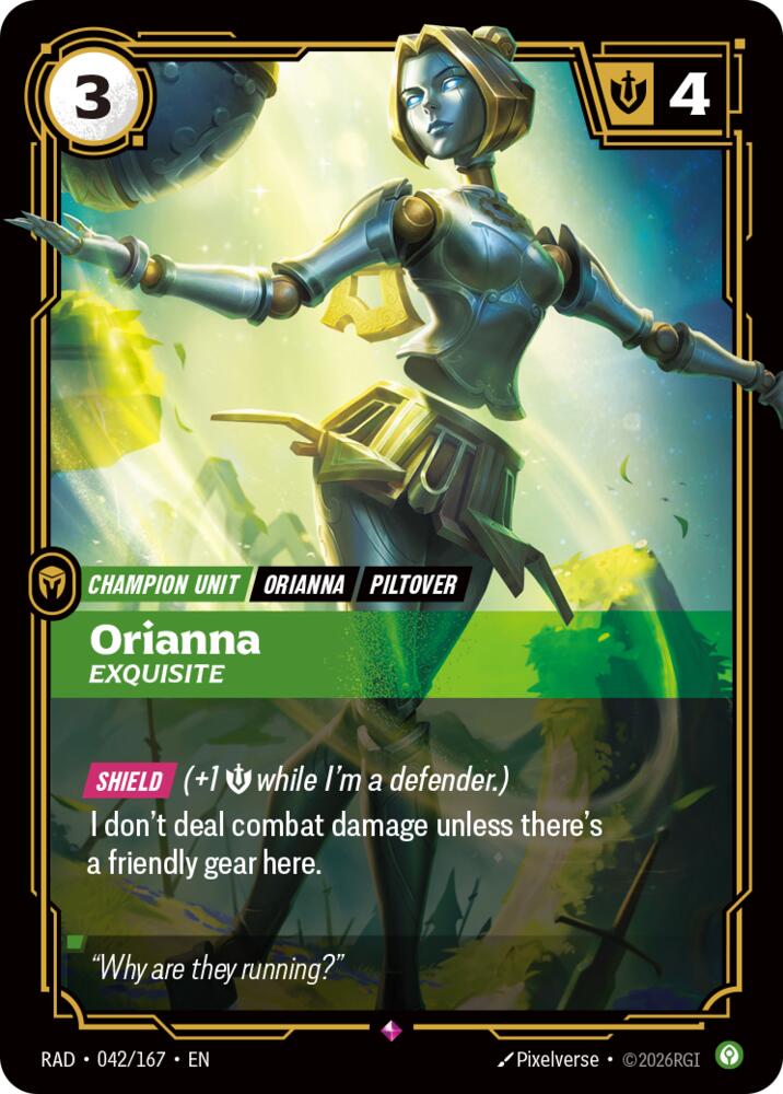 Orianna - Exquisite 042/167 (Radiance)  - Foil