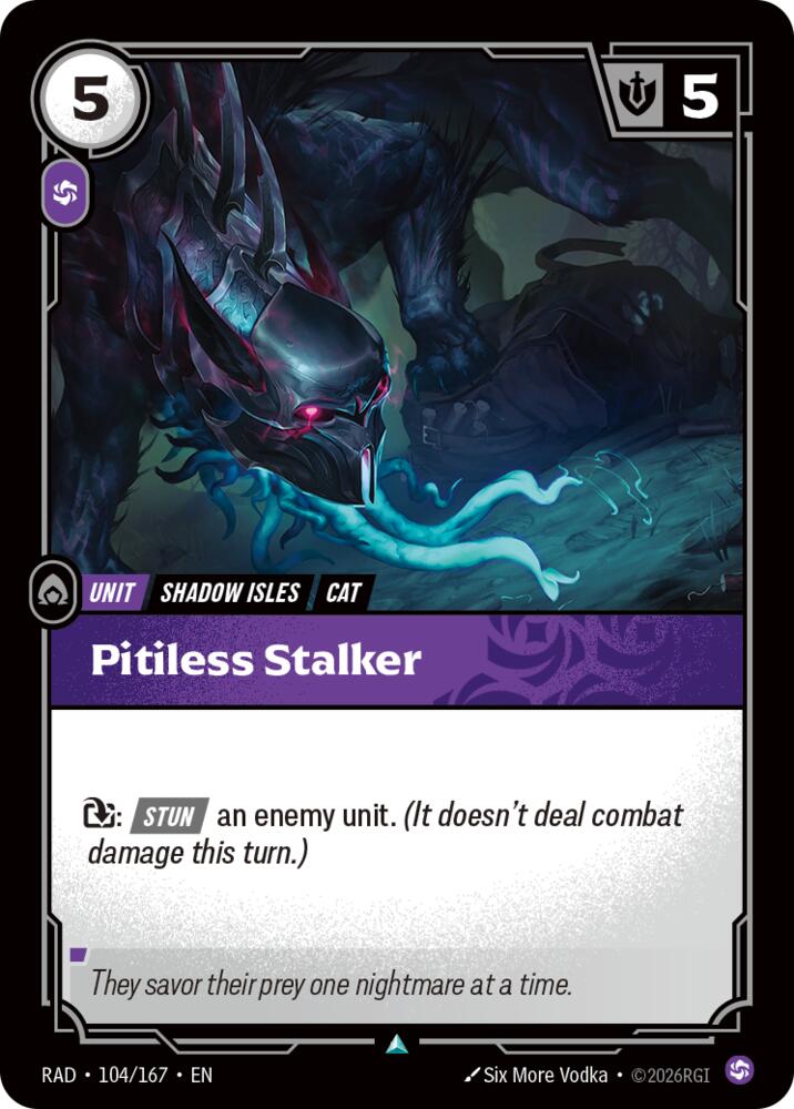 Pitiless Stalker 104/167 (Radiance)  - Foil