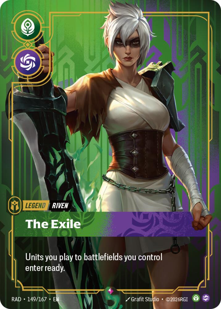 Riven - The Exile 149/167 (Radiance)  - Foil