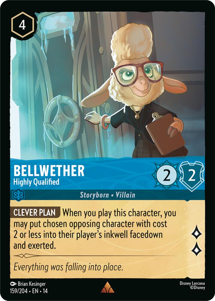 Bellwether Highly Qualified 159/204 (Hyperia City)  - Cold Foil