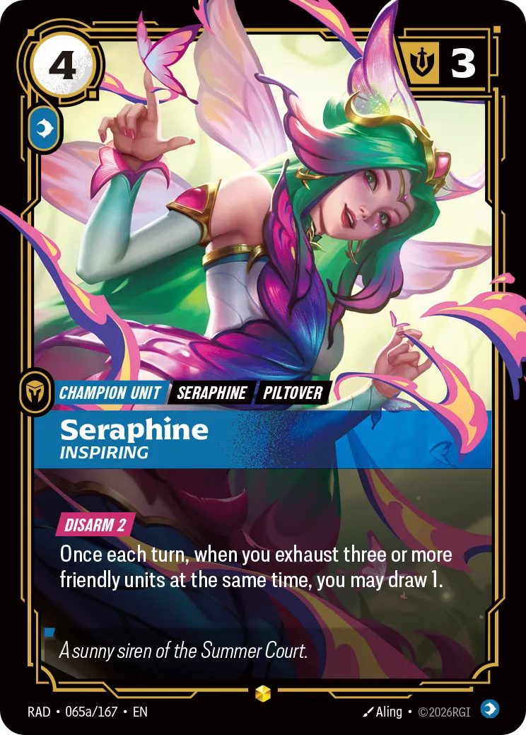 Seraphine - Inspiring 065a/167 (Radiance)  - Foil
