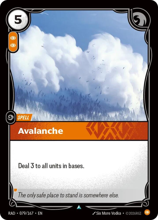Avalanche 079/167 (Radiance)  - Foil