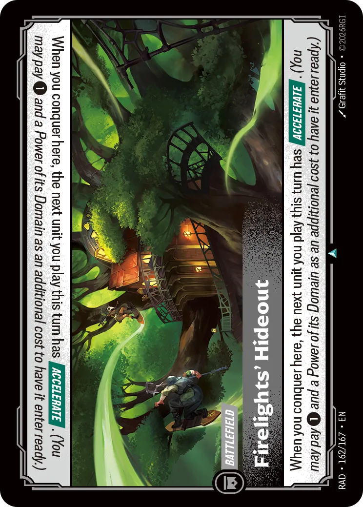 Firelights' Hideout 162/167 (Radiance)  - Foil