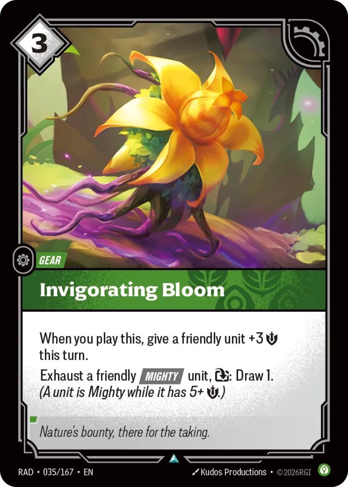 Invigorating Bloom 035/167 (Radiance)  - Foil