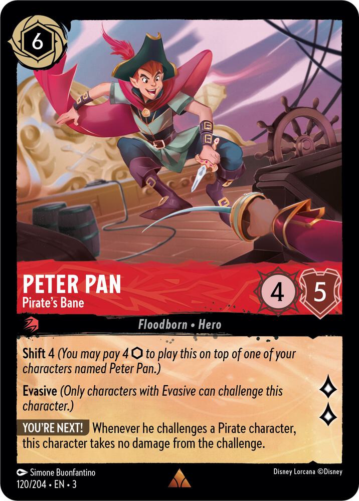 Peter Pan Pirates Bane (Into the Inklands)  - Cold Foil