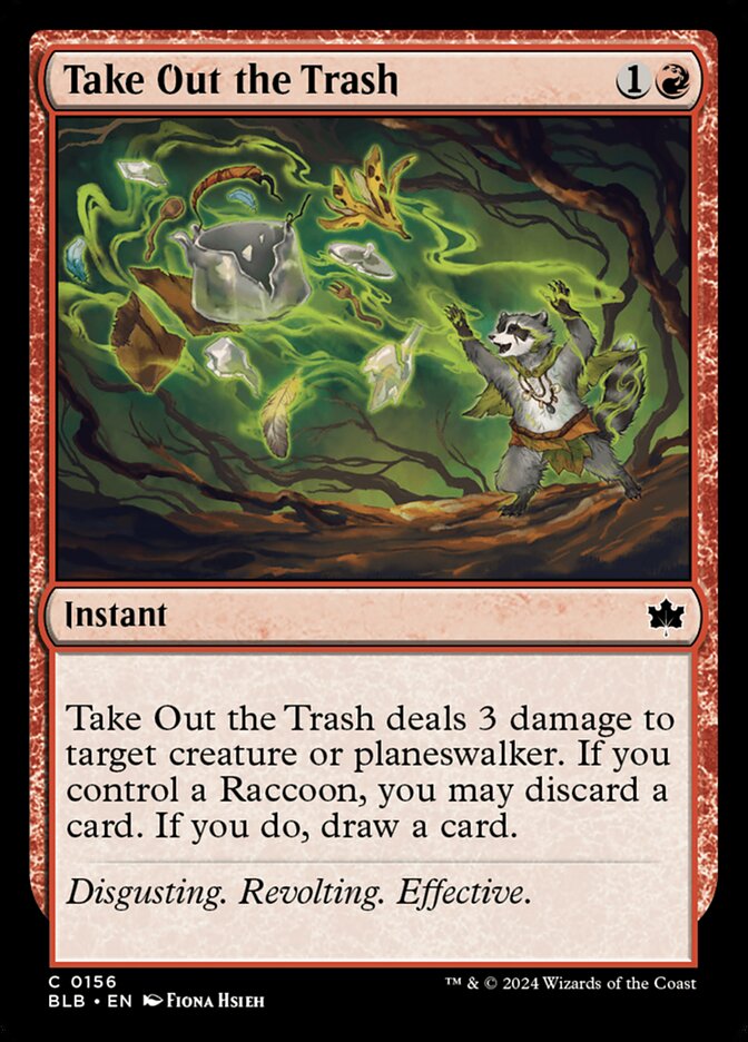 Take Out the Trash 156 (Bloomburrow)  - Foil