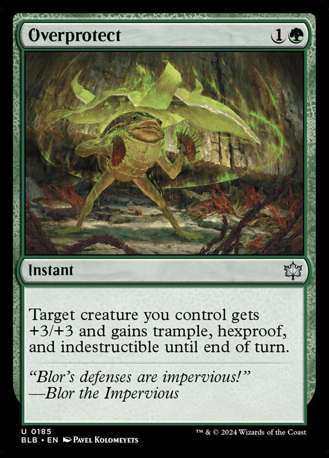 Overprotect 185 (Bloomburrow)  - Foil