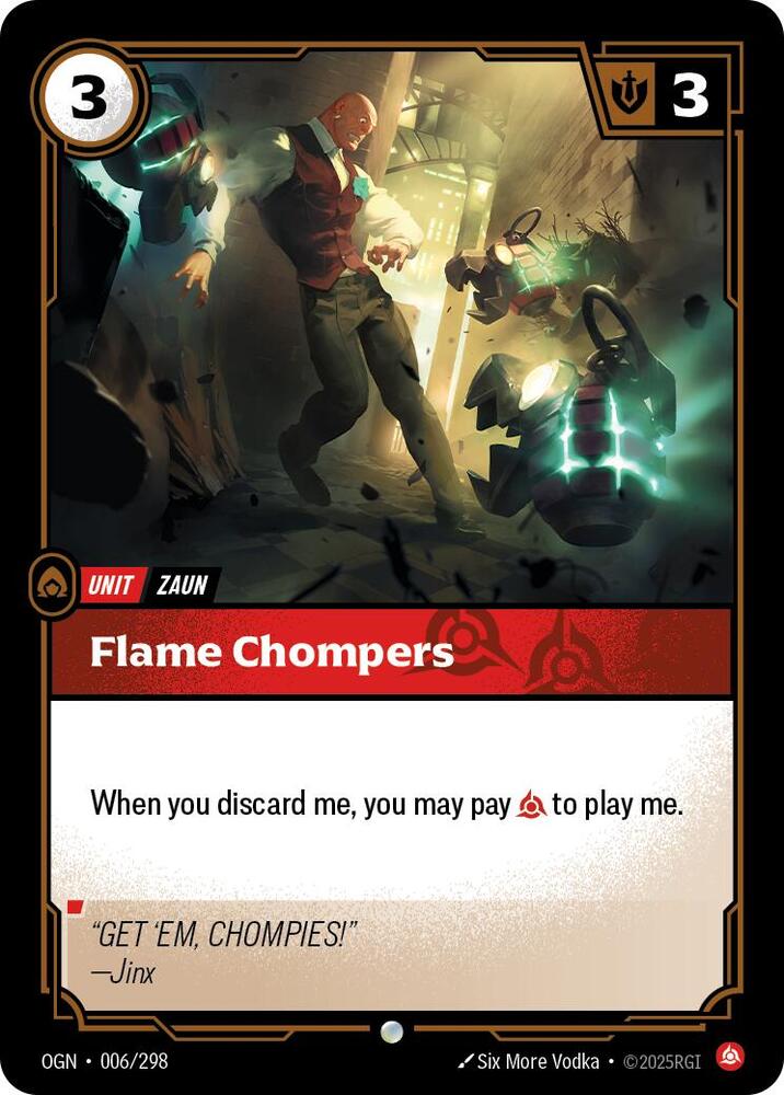 Flame Chompers 6/298 (Origins) 