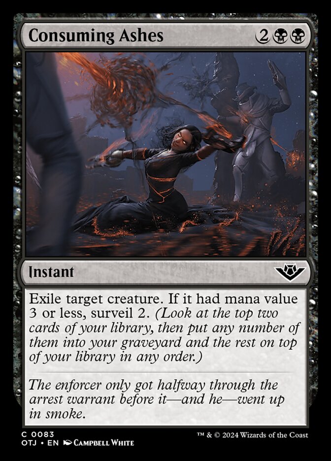Consuming Ashes 83/286 (Outlaws of Thunder Junction)  - Foil