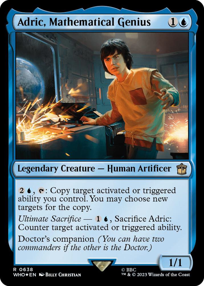 Adric, Mathematical Genius 638/331 (Universes Beyond: Doctor Who)  - Surge Foil