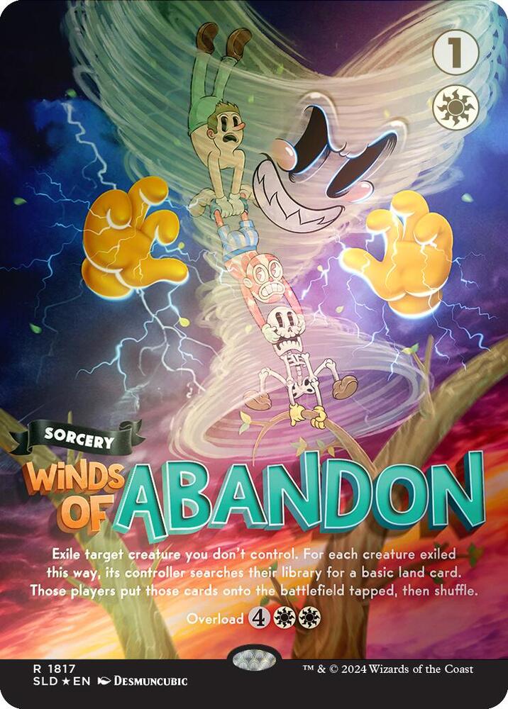 Winds of Abandon 1817 (Secret Lair Drop Series)  - Borderless Rainbow Foil