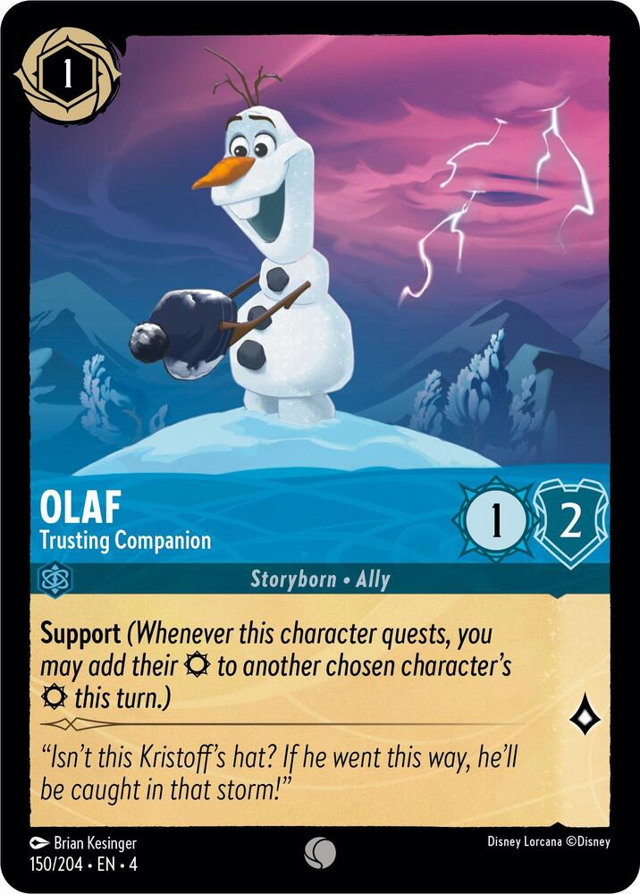 Olaf Trusting Companion (Ursula's Return)  - Cold Foil