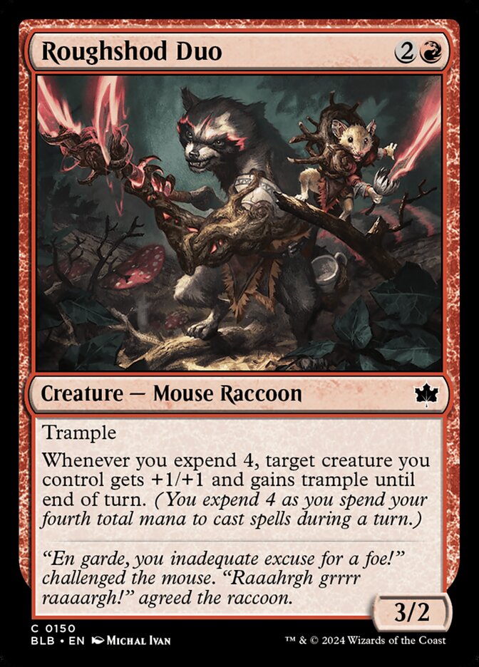 Roughshod Duo 150 (Bloomburrow)  - Foil