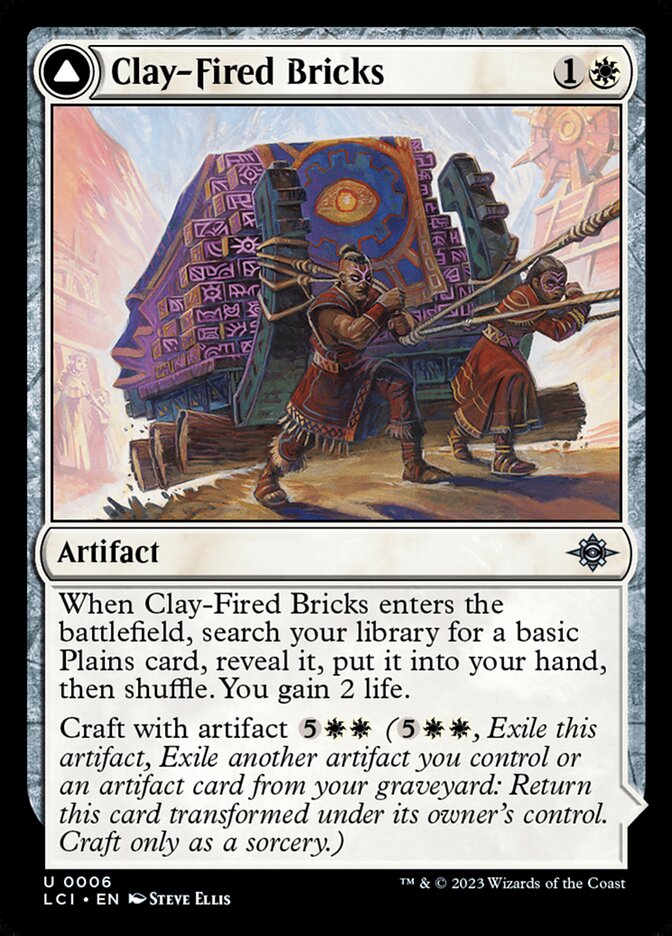 Clay-Fired Bricks // Cosmium Kiln 6/291 (The Lost Caverns of Ixalan)  - Foil