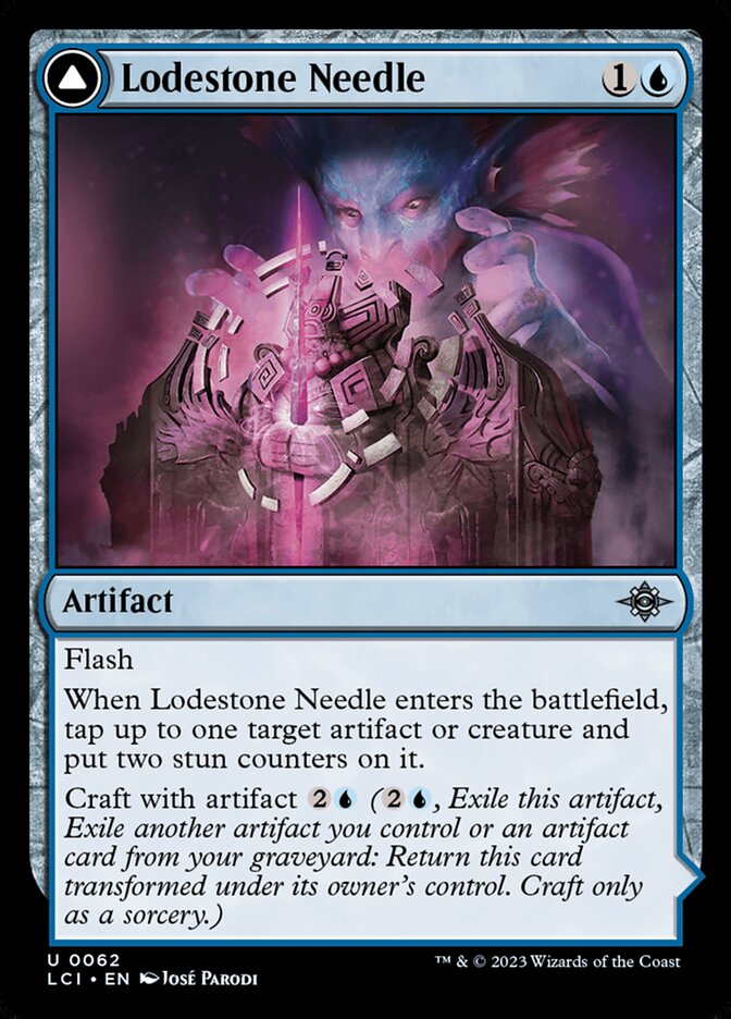 Lodestone Needle // Guidestone Compass 62/291 (The Lost Caverns of Ixalan)  - Foil