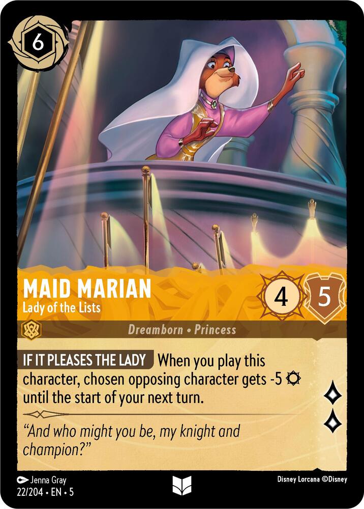 Maid Marian Lady of the Lists (Shimmering Skies) 