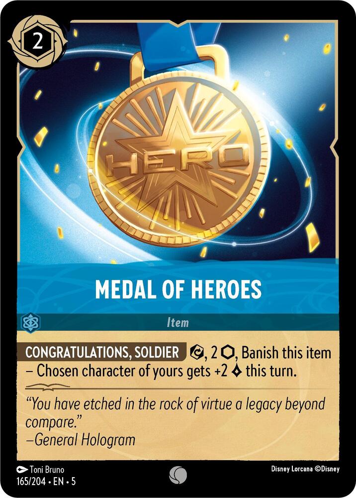 Medal of Heroes (Shimmering Skies)  - Cold Foil