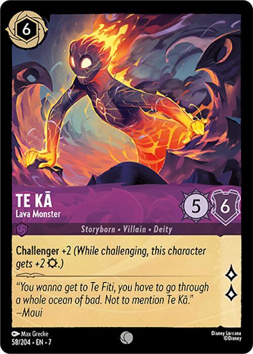 Te Ka Lava Monster (Archazia's Island)  - Cold Foil