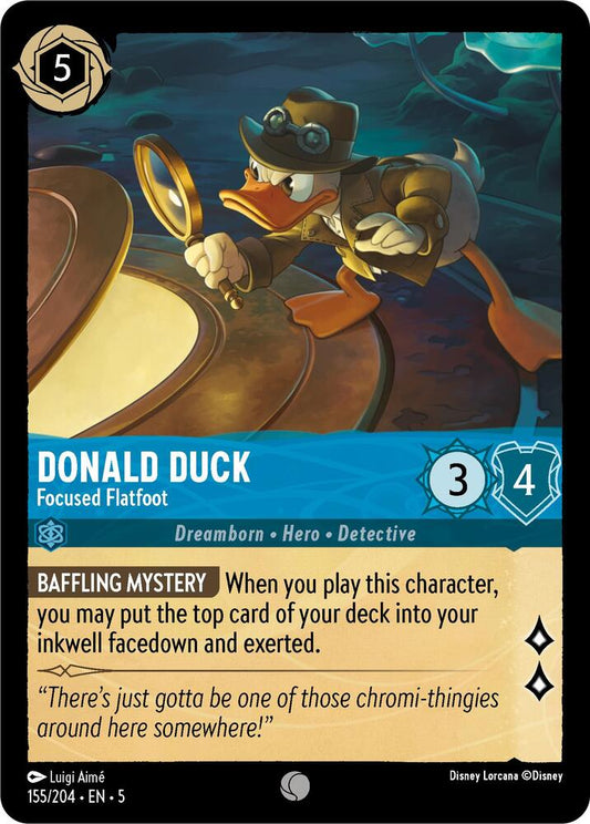 Donald Duck Focused Flatfoot (Shimmering Skies) 