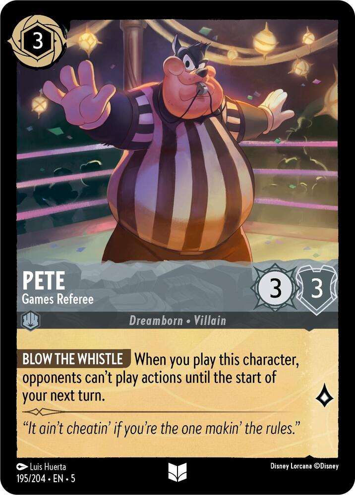 Pete Games Referee (Shimmering Skies)  - Cold Foil