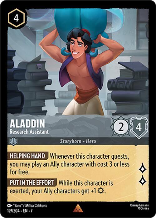 Aladdin Research Assistant (Archazia's Island)  - Cold Foil