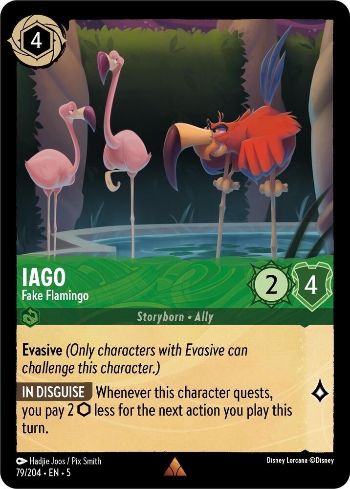 Iago Fake Flamingo (Shimmering Skies)  - Cold Foil
