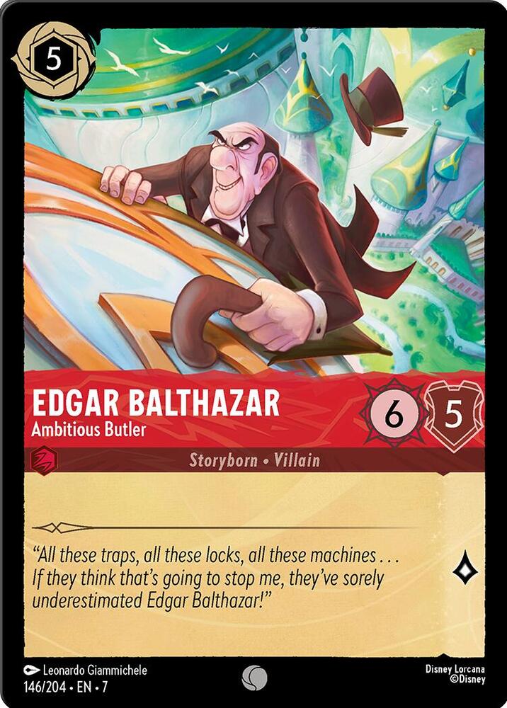 Edgar Balthazar Ambitious Butler (Archazia's Island) 