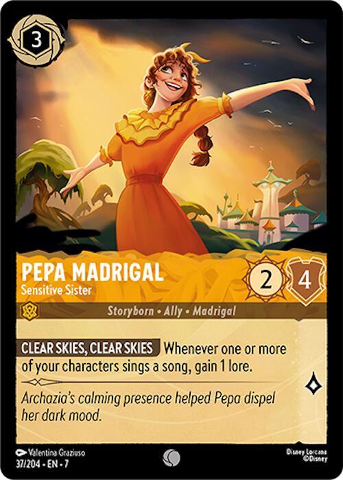 Pepa Madrigal Sensitive Sister (Archazia's Island)  - Cold Foil