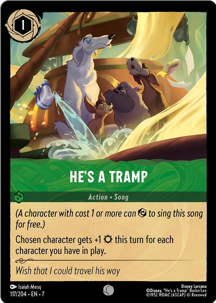 Hes a Tramp (Archazia's Island)  - Cold Foil