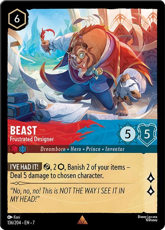 Beast Frustrated Designer (Archazia's Island)  - Cold Foil
