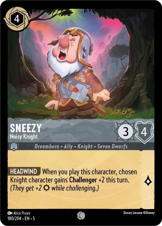 Sneezy Noisy Knight (Shimmering Skies) 