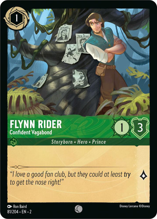 Flynn Rider Confident Vagabond (Rise of the Floodborn)  - Cold Foil
