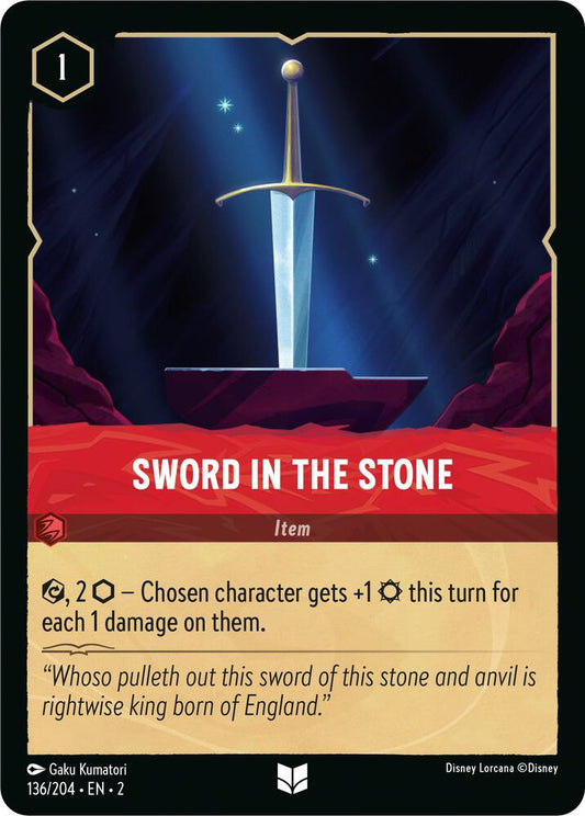 Sword in the Stone (Rise of the Floodborn)  - Cold Foil