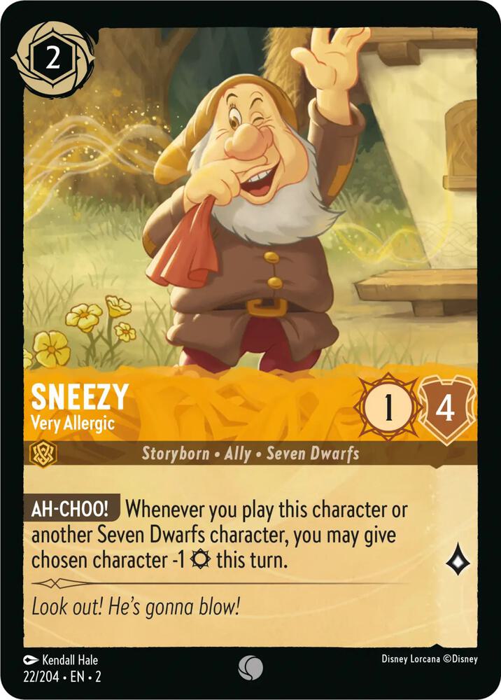 Sneezy Very Allergic (Rise of the Floodborn) 