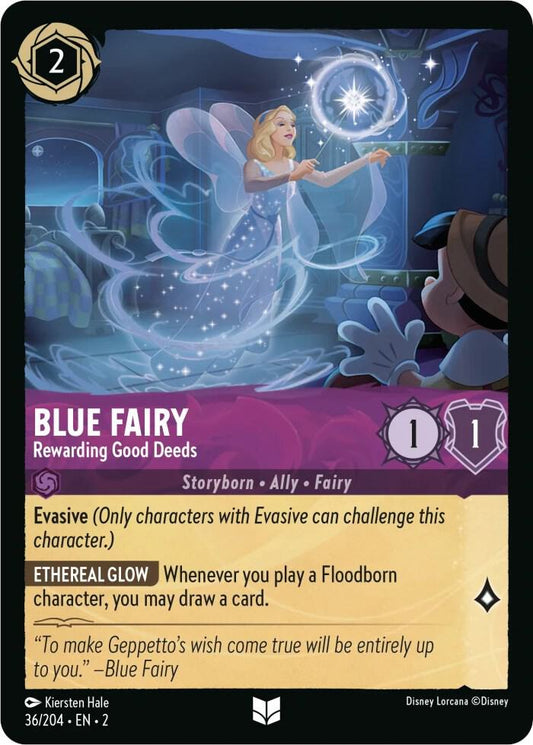 Blue Fairy Rewarding Good Deeds (Rise of the Floodborn)  - Cold Foil