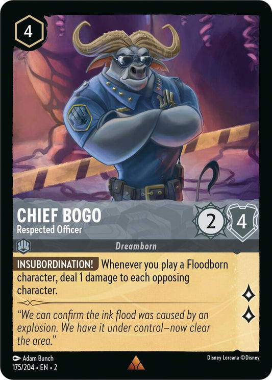 Chief Bogo Respected Officer (Rise of the Floodborn) 