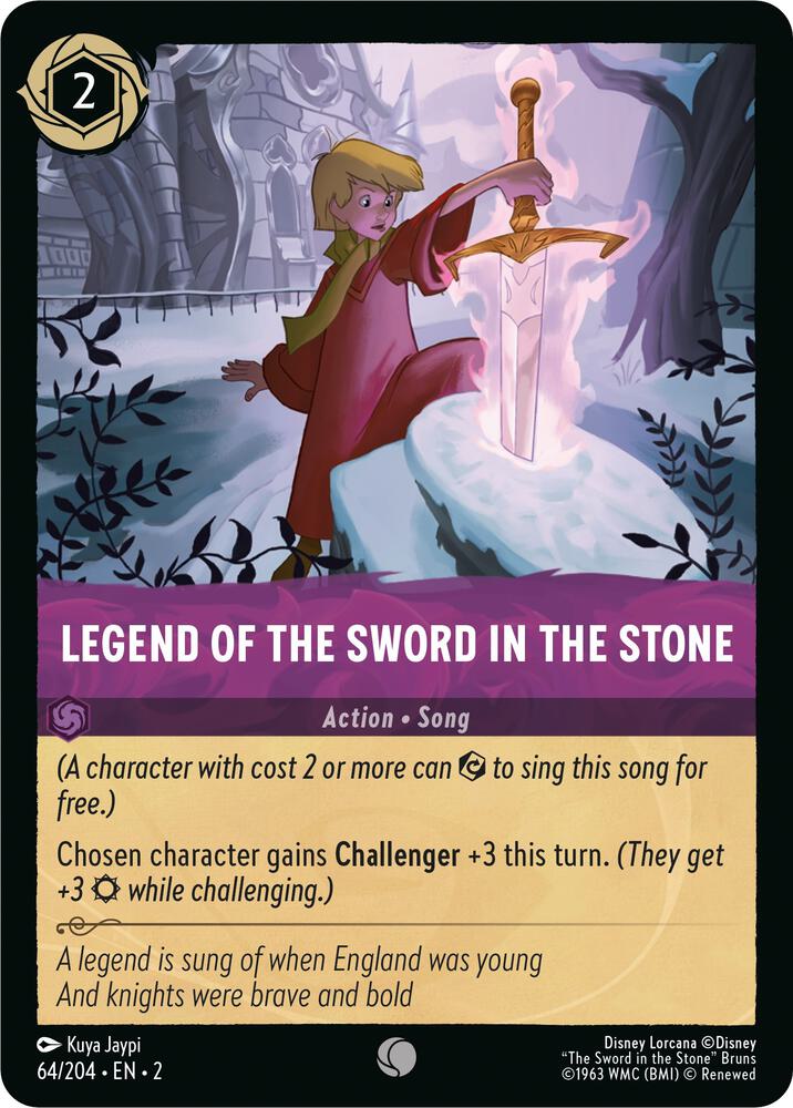 Legend of the Sword in the Stone (Rise of the Floodborn)  - Cold Foil