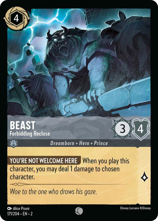 Beast Forbidding Recluse (Rise of the Floodborn)  - Cold Foil