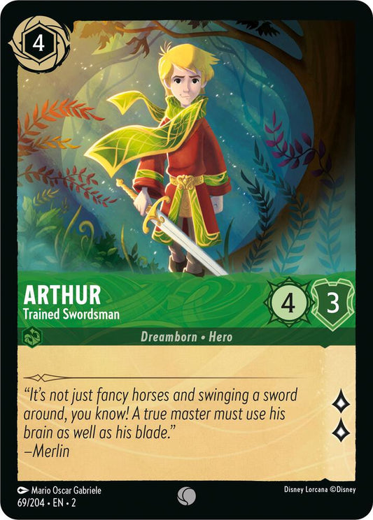 Arthur Trained Swordsman (Rise of the Floodborn)  - Cold Foil